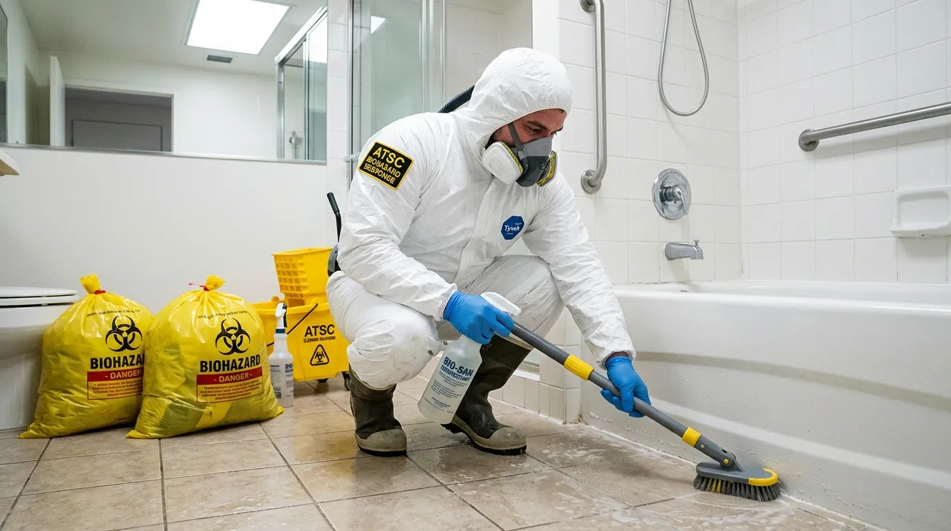 Decontamination equipment deployed for Blood Cleanup in Edison